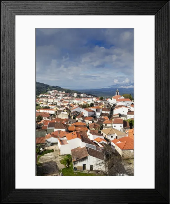 Framed Print : Belmonte, the birthplace of Pedro Alvares Cabral, European discoverer of Brazil, Portugal