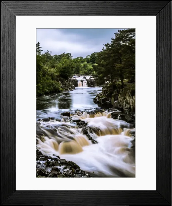 Framed Print : Low Force waterfall, Teesdale, England, United Kingdom, Europe Framed Print : Low Force waterfall, Teesdale, England, United Kingdom, Europe