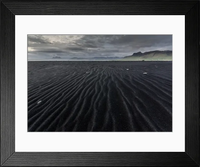 Framed Print : Reynisfjara, Vik, Iceland, Polar Regions Framed Print : Reynisfjara, Vik, Iceland, Polar Regions