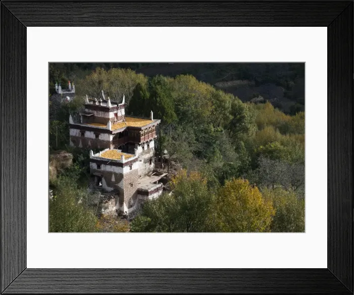 Framed Print : A remote village in the Sichuan province, China, Asia Framed Print : A remote village in the Sichuan province, China, Asia