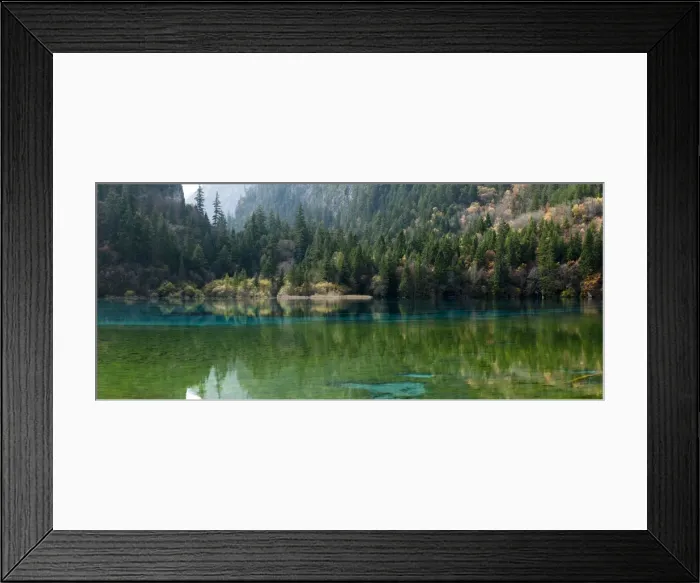 Framed Print : Jiuzhaigou on the edge of the Tibetan Plateau, known for its waterfalls and colourful lakes Framed Print : Jiuzhaigou on the edge of the Tibetan Plateau, known for its waterfalls and colourful lakes