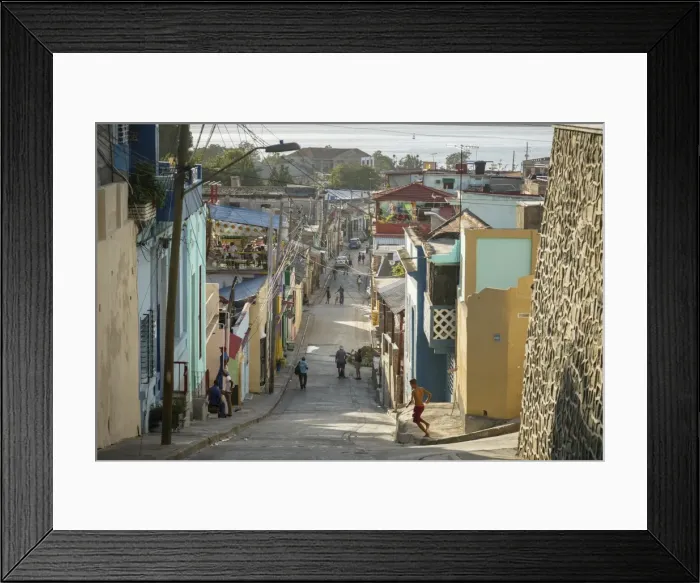 Framed Print : Street scene at the Tivoli neighborhood, Santiago de Cuba, Cuba, West Indies, Caribbean Framed Print : Street scene at the Tivoli neighborhood, Santiago de Cuba, Cuba, West Indies, Caribbean