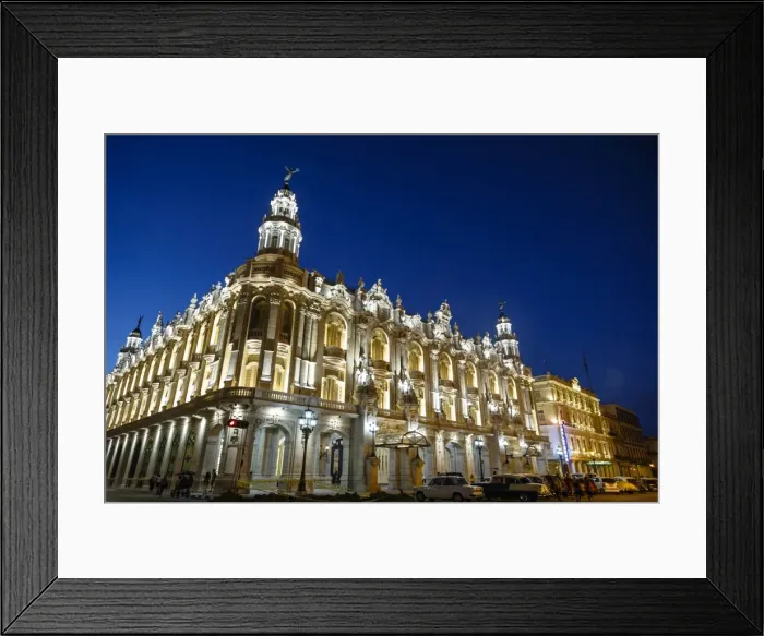 Framed Print : The Gran Teatro (Grand Theater) illuminated at night, Havana, Cuba, West Indies, Caribbean Framed Print : The Gran Teatro (Grand Theater) illuminated at night, Havana, Cuba, West Indies, Caribbean