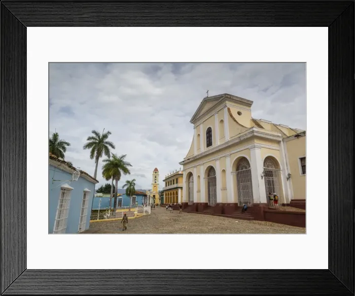 Framed Print : Plaza Mayor with the Iglesia Parroquial de la Santisima Trinidad and the Museo Nacional de la Lucha Framed Print : Plaza Mayor with the Iglesia Parroquial de la Santisima Trinidad and the Museo Nacional de la Lucha
