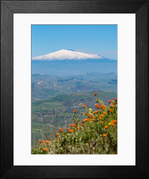 Framed Print : The awe inspiring Mount Etna, UNESCO World Heritage Site and Europes tallest active volcano Framed Print : The awe inspiring Mount Etna, UNESCO World Heritage Site and Europes tallest active volcano