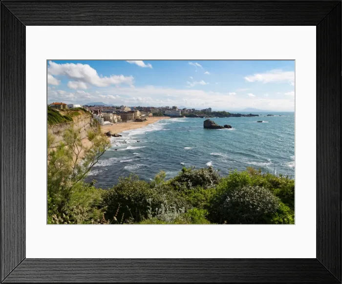Framed Print : The beach and seafront in Biarritz, Pyrenees Atlantiques, Aquitaine, France, Europe Framed Print : The beach and seafront in Biarritz, Pyrenees Atlantiques, Aquitaine, France, Europe