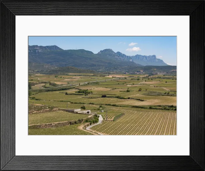 Framed Print : Sierra de Cantabria mountains near San Vicente de la Sonsierra, La Rioja, Spain, Europe Framed Print : Sierra de Cantabria mountains near San Vicente de la Sonsierra, La Rioja, Spain, Europe