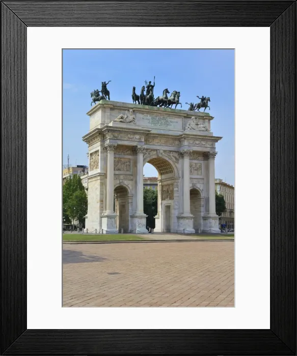 Framed Print : Arco Della Pace, Piazza Sempione, Milan, Lombardy, Italy, Europe Framed Print : Arco Della Pace, Piazza Sempione, Milan, Lombardy, Italy, Europe