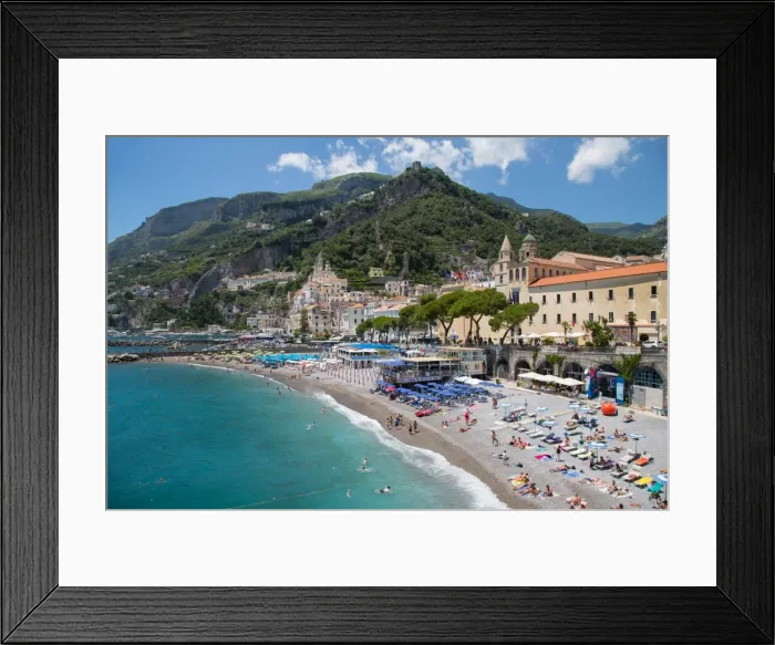 Framed Print : Promenade, Amalfi, Costiera Amalfitana (Amalfi Coast), UNESCO World Heritage Site Framed Print : Promenade, Amalfi, Costiera Amalfitana (Amalfi Coast), UNESCO World Heritage Site