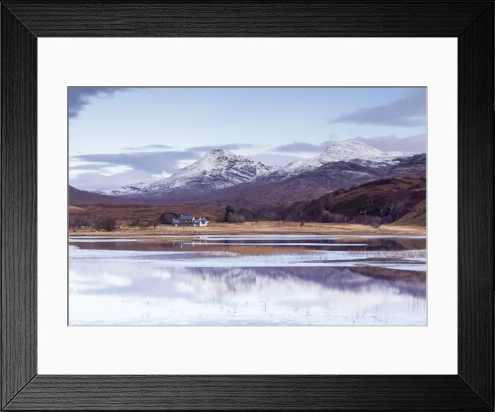 Framed Print : Loch Coultrie in Wester Ross, Highlands, Scotland, United Kingdom, Europe Framed Print : Loch Coultrie in Wester Ross, Highlands, Scotland, United Kingdom, Europe