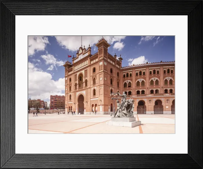 Framed Print : The Plaza de Toros de Las Ventas (Bull Ring), mainly used for bullfighting, built in 1929