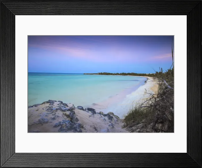 Framed Print : View of Playa Larga at sunset, Cayo Coco, Jardines del Rey, Ciego de Avila Province Framed Print : View of Playa Larga at sunset, Cayo Coco, Jardines del Rey, Ciego de Avila Province