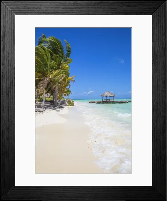 Framed Print : Wooden red jetty, Playa El Paso, Cayo Guillermo, Jardines del Rey, Ciego de Avila Province Framed Print : Wooden red jetty, Playa El Paso, Cayo Guillermo, Jardines del Rey, Ciego de Avila Province