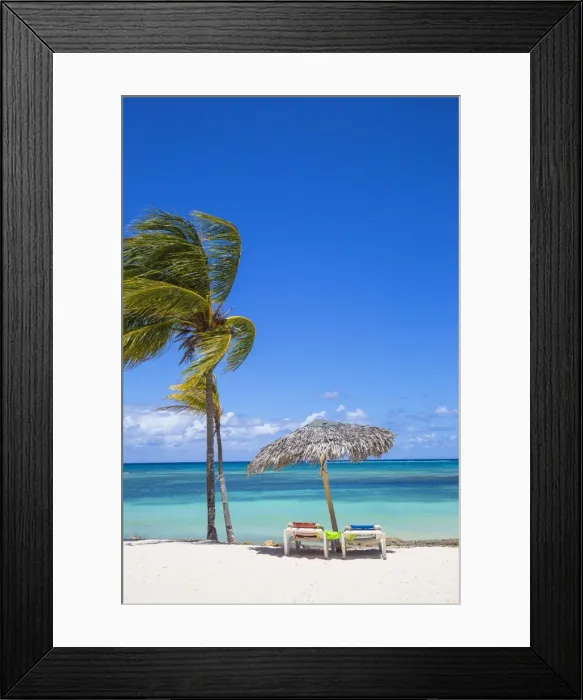 Framed Print : Playa Guardalvaca, Holguin Province, Cuba, West Indies, Caribbean, Central America