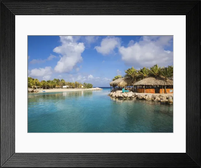 Framed Print : Hemingway Beach beach bar and grill, Willemstad, Curacao, West Indies, Lesser Antilles Framed Print : Hemingway Beach beach bar and grill, Willemstad, Curacao, West Indies, Lesser Antilles