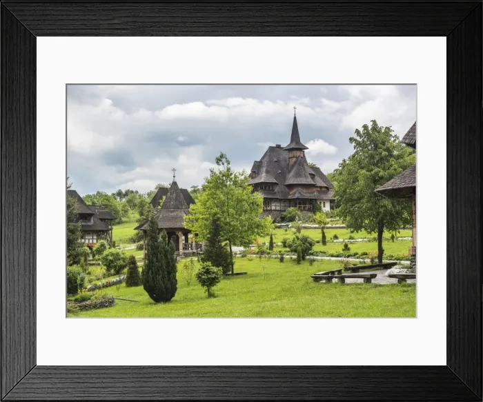 Framed Print : Barsana Monastery, one of the Wooden Churches of Maramures, UNESCO World Heritage Site Framed Print : Barsana Monastery, one of the Wooden Churches of Maramures, UNESCO World Heritage Site