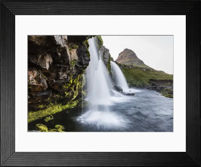 Framed Print : Waterfall near Kirkjufell (Church Mountain), just outside the town of Grundarfjordur Framed Print : Waterfall near Kirkjufell (Church Mountain), just outside the town of Grundarfjordur
