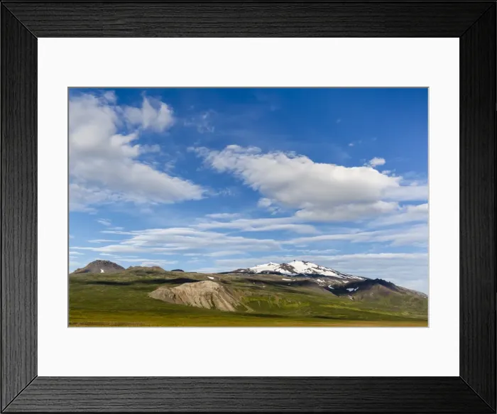 Framed Print : A view of Snaefellsjokull (snow-fell glacier), Snaefellsnes National Park, Snaefellsnes Peninsula Framed Print : A view of Snaefellsjokull (snow-fell glacier), Snaefellsnes National Park, Snaefellsnes Peninsula