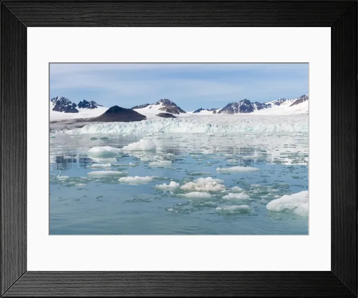 Framed Print : Lilliehook glacier in Lilliehook fjord, a branch of Cross Fjord, Spitsbergen Island Framed Print : Lilliehook glacier in Lilliehook fjord, a branch of Cross Fjord, Spitsbergen Island