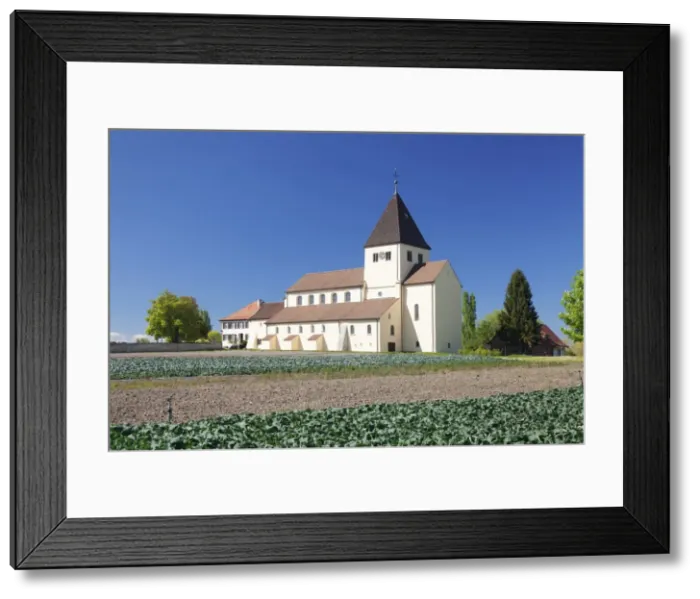 Framed Print : St. Georg church, Oberzell, UNESCO World Heritage Site, Reichenau Island, Lake Constance Framed Print : St. Georg church, Oberzell, UNESCO World Heritage Site, Reichenau Island, Lake Constance
