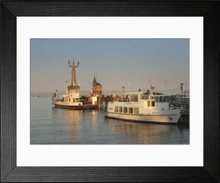 Framed Print : Statue of Imperia by Peter Lenk at the seaport, restaurant on a ship, Konstanz, Lake Constance Framed Print : Statue of Imperia by Peter Lenk at the seaport, restaurant on a ship, Konstanz, Lake Constance