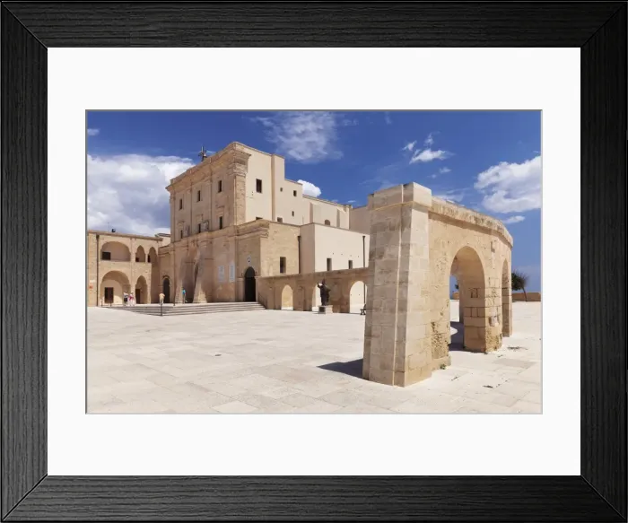 Framed Print : San Maria de Finibus Terrae pilgrimage church, Santa Maria di Leuca, Lecce province Framed Print : San Maria de Finibus Terrae pilgrimage church, Santa Maria di Leuca, Lecce province
