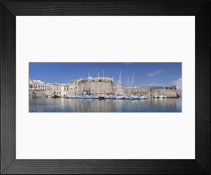 Framed Print : Old town with castle and harbour, Gallipoli, Lecce province, Salentine Peninsula Framed Print : Old town with castle and harbour, Gallipoli, Lecce province, Salentine Peninsula
