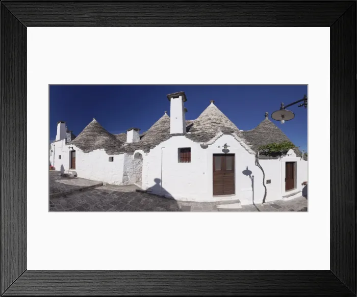 Framed Print : Trulli, traditional houses, Rione Monti area, Alberobello, UNESCO World Heritage Site Framed Print : Trulli, traditional houses, Rione Monti area, Alberobello, UNESCO World Heritage Site