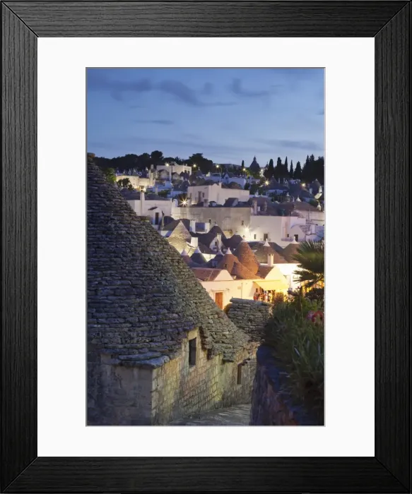 Framed Print : Trulli, traditional houses, Rione Monti area, Alberobello, UNESCO World Heritage Site Framed Print : Trulli, traditional houses, Rione Monti area, Alberobello, UNESCO World Heritage Site
