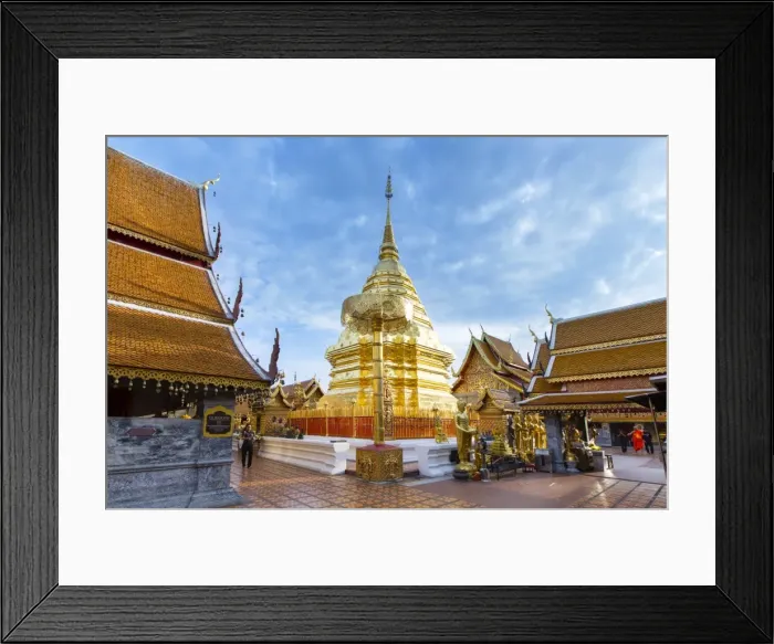 Framed Print : Doi Suthep temple, Chiang Mai, Thailand, Southeast Asia, Asia Framed Print : Doi Suthep temple, Chiang Mai, Thailand, Southeast Asia, Asia