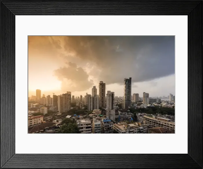 Framed Print : General view of the skyline of central Mumbai (Bombay), Maharashtra, India, Asia Framed Print : General view of the skyline of central Mumbai (Bombay), Maharashtra, India, Asia