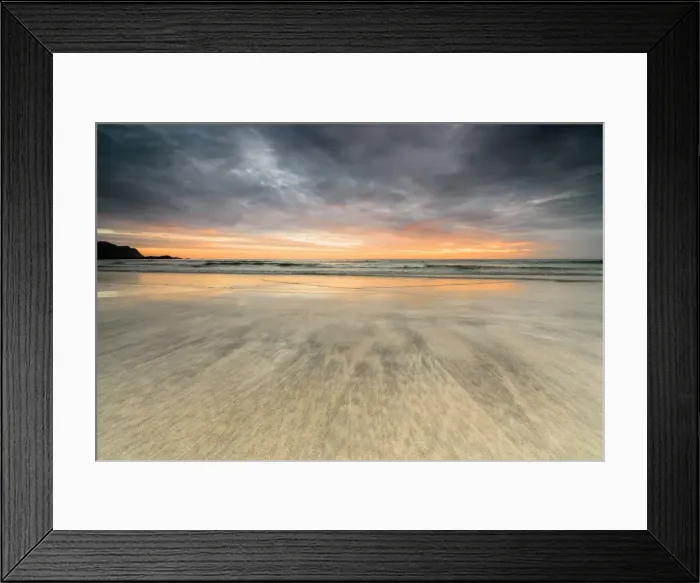Framed Print : The midnight sun reflected on the sandy beach of Skagsanden, Ramberg, Nordland county Framed Print : The midnight sun reflected on the sandy beach of Skagsanden, Ramberg, Nordland county