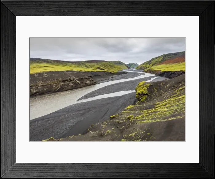 Framed Print : The Landmannalaugar region of the Fjallabak Nature Reserve in the Highlands of Iceland Framed Print : The Landmannalaugar region of the Fjallabak Nature Reserve in the Highlands of Iceland