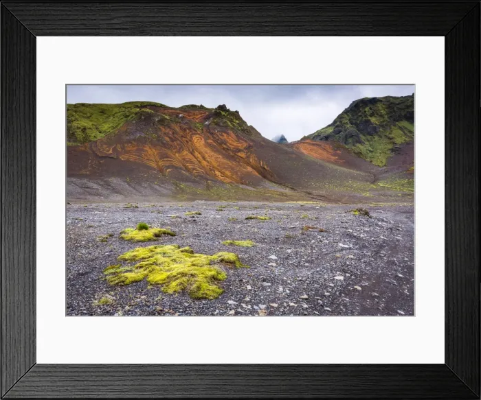 Framed Print : The Landmannalaugar region of the Fjallabak Nature Reserve in the Highlands of Iceland Framed Print : The Landmannalaugar region of the Fjallabak Nature Reserve in the Highlands of Iceland