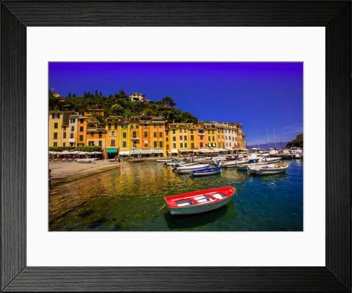 Framed Print : The Italian fishing village of Portofino, Liguria, Italy, Europe Framed Print : The Italian fishing village of Portofino, Liguria, Italy, Europe