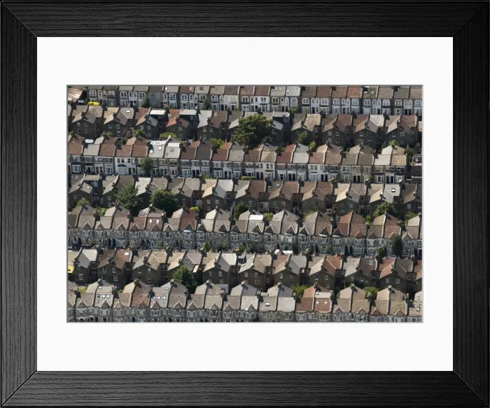 Framed Print : Rows of Victorian terraced houses in London, England, United Kingdom, Europe Framed Print : Rows of Victorian terraced houses in London, England, United Kingdom, Europe