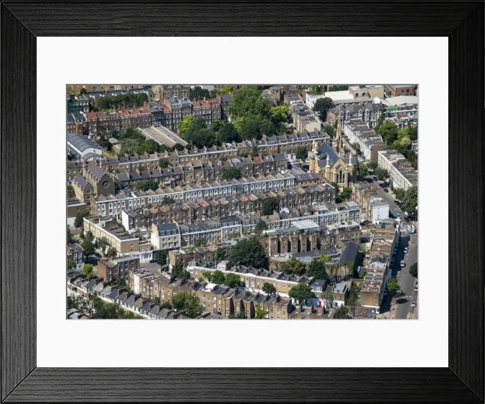 Framed Print : Rows of Victorian terraced houses in London, England, United Kingdom, Europe Framed Print : Rows of Victorian terraced houses in London, England, United Kingdom, Europe