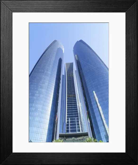 Framed Print : Etihad Towers, Abu Dhabi, United Arab Emirates, Middle East Framed Print : Etihad Towers, Abu Dhabi, United Arab Emirates, Middle East