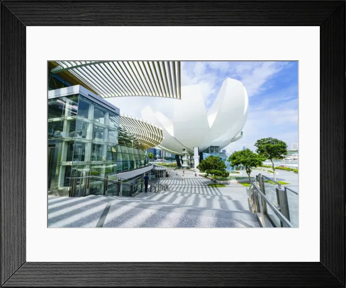 Framed Print : The Shoppes at Marina Bay Sands and ArtScience Museum, Marina Bay, Singapore, Southeast Asia Framed Print : The Shoppes at Marina Bay Sands and ArtScience Museum, Marina Bay, Singapore, Southeast Asia