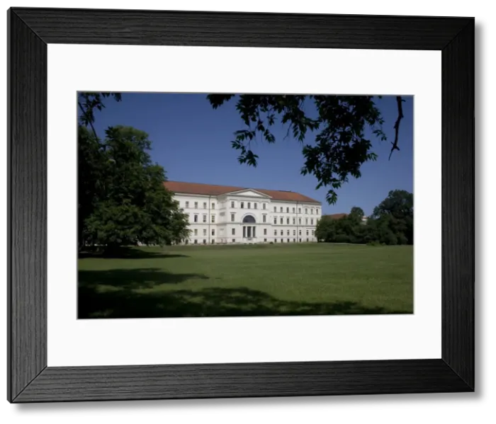 Framed Print : Natural History Museum seen from Orczy-kert Park, Budapest, Hungary, Europe Framed Print : Natural History Museum seen from Orczy-kert Park, Budapest, Hungary, Europe