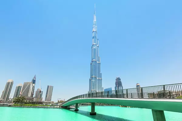 Dubai Burj Khalifa, Dubai City, United Arab Emirates, Middle East