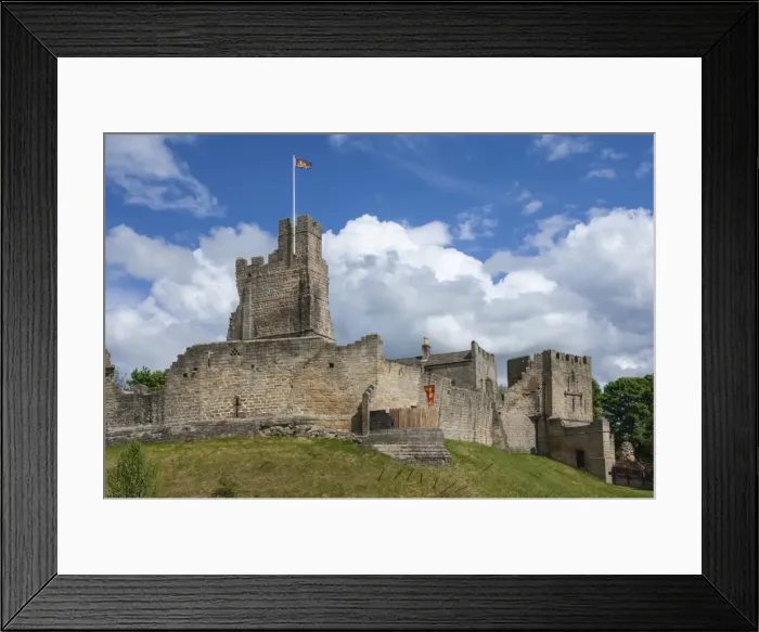 Framed Print : The 12th century Medieval Prudhoe Castle, on the River Tyne, Northumberland, England Framed Print : The 12th century Medieval Prudhoe Castle, on the River Tyne, Northumberland, England