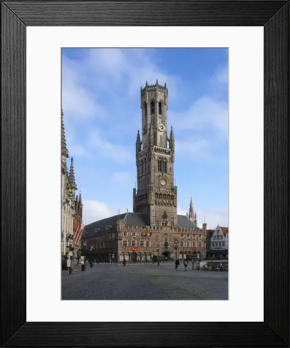 Framed Print : Belfry, Market Place, Bruges, UNESCO World Heritage Site, Belgium, Europe Framed Print : Belfry, Market Place, Bruges, UNESCO World Heritage Site, Belgium, Europe