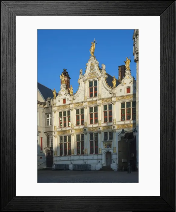 Framed Print : Part of the Town Hall, Bruges, UNESCO World Heritage Site, Belgium, Europe Framed Print : Part of the Town Hall, Bruges, UNESCO World Heritage Site, Belgium, Europe