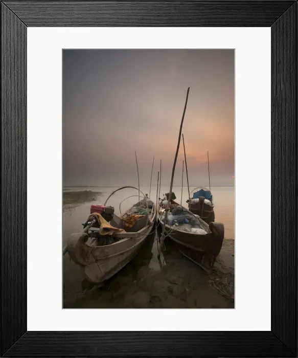 Framed Print : River life, Irrawaddy River, Manadalay, Myanmar (Burma), Asia Framed Print : River life, Irrawaddy River, Manadalay, Myanmar (Burma), Asia