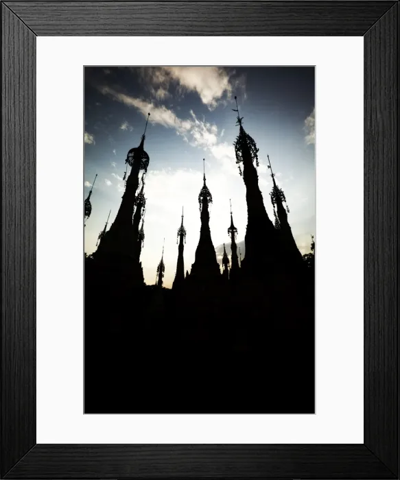 Framed Print : Kakku Pagoda Complex, Shan State, Myanmar (Burma), Asia