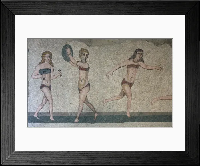 Framed Print : Mosaic, Villa Romana Del Casale, Piazza Armerina, UNESCO World Heritage Site, Sicily Framed Print : Mosaic, Villa Romana Del Casale, Piazza Armerina, UNESCO World Heritage Site, Sicily