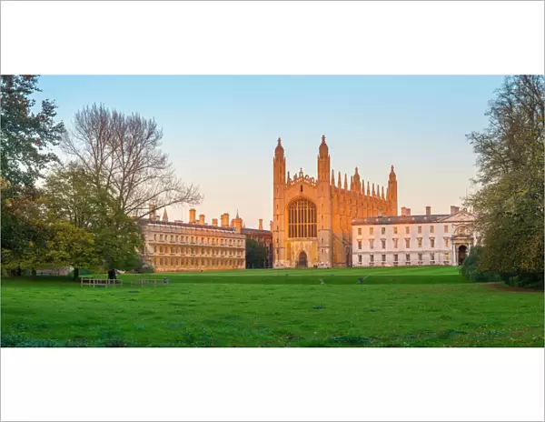 Kings College Chapel, Kings College, The Backs, Cambridge, Cambridgeshire, England