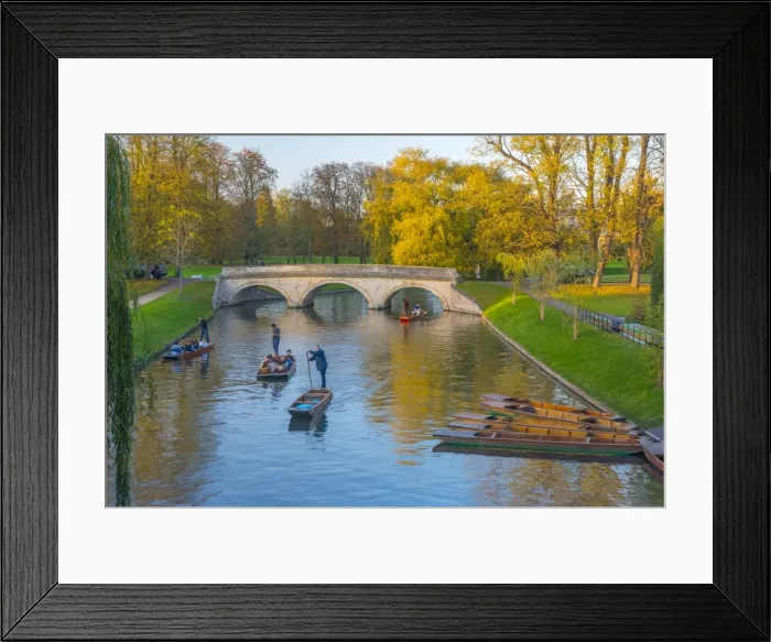 Framed Print : Punting on The Backs, River Cam, Cambridge, Cambridgeshire, England, United Kingdom Framed Print : Punting on The Backs, River Cam, Cambridge, Cambridgeshire, England, United Kingdom