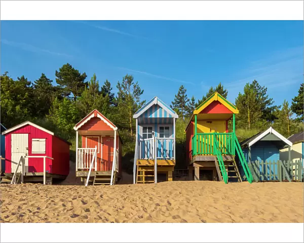 Wells-next-the-Sea Beach, North Norfolk, Norfolk, England, United Kingdom, Europe